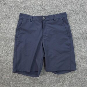 UNRL Shorts Mens 32 Blue Stratford Golf Chino Stretch Performance Casual